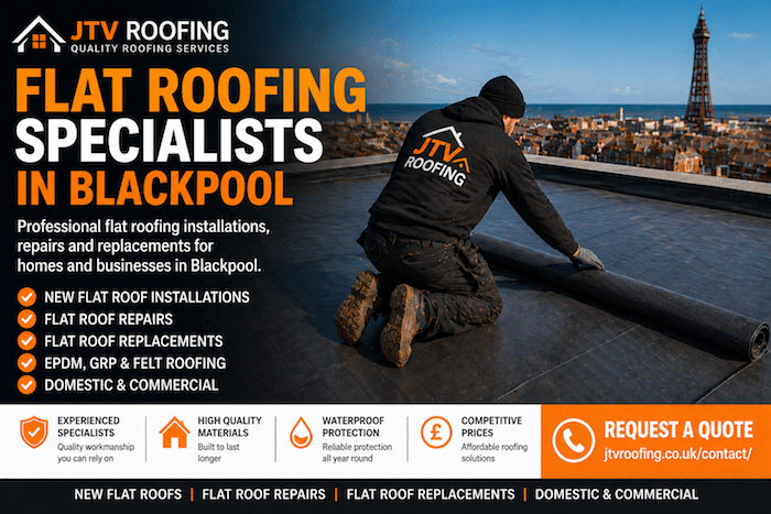 Flat Roofing Specialists in Blackpool