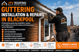 Guttering installation & repairs in Blackpool